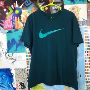 MEN’S XL ✔️NIKE blue workout shirt new